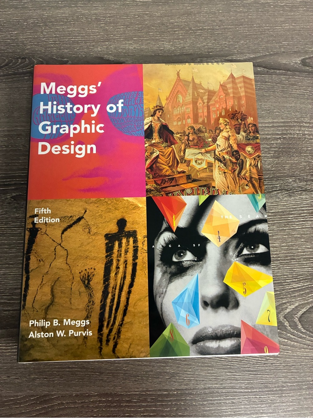 Meggs' History of Graphic Design — Colorful Decorative Art Print. NEW